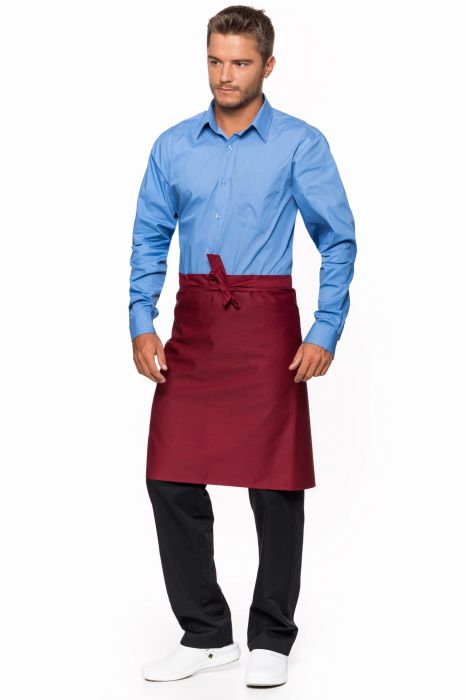 Zapaska gastronomiczna – klasyczna, wiązana w pasie, dostępna w dwóch długościach: 60 cm i 75 cm.