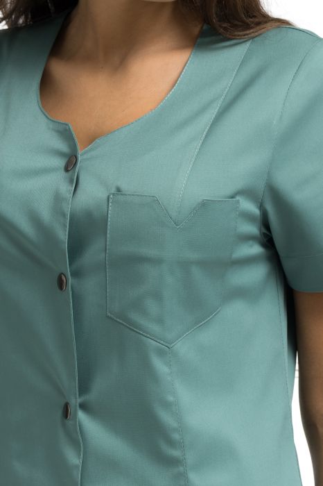 Sukienka medyczna KAREN – dekolt w kształcie karo