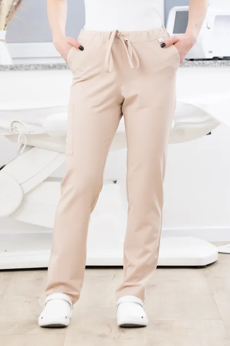 Spodnie medyczne damskie 016 cappucino.jpg